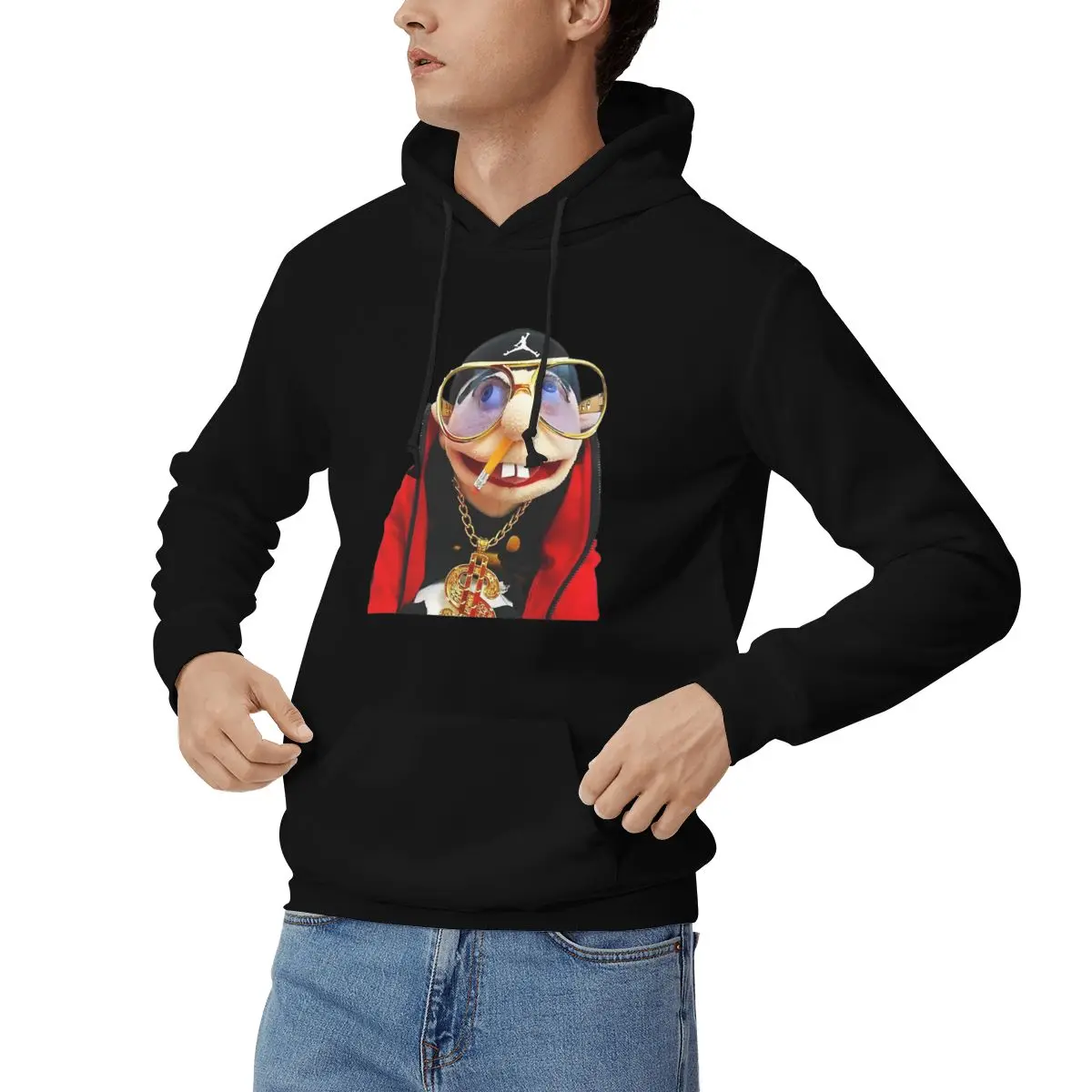 SML Rapper Jeffy Hoodies Homens Mulheres Casual Pulôver Moletons Hip Hop Manga Longa Com Capuz Outono Inverno