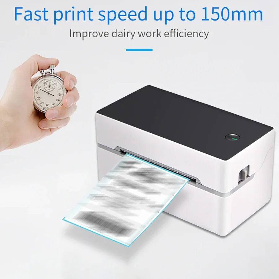 SIHAO 40-80mm Wireless Thermal Label Printer, Bluetooth Portable For Shipping Logistics Freight Barcode Labels