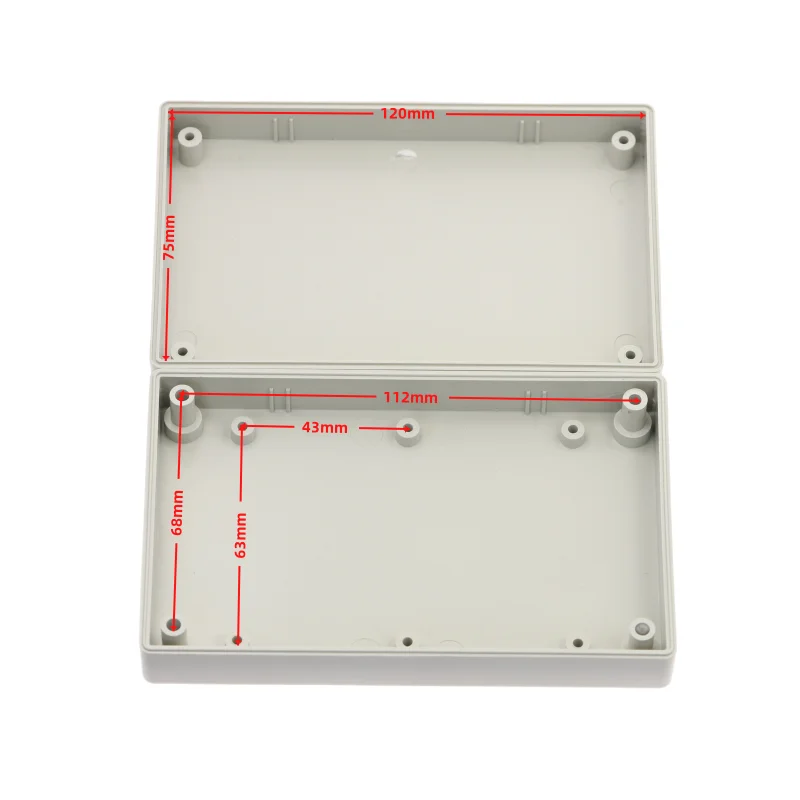 1Pcs 125x80x32mm Waterproof Plastic Cover Project Electronic Case Enclosure Box Wire Junction Boxes