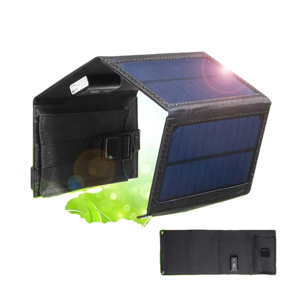 20W USB 5V solar panels foldable for phone 20W 21W 25W 30W Portable solar panels mini charger bag