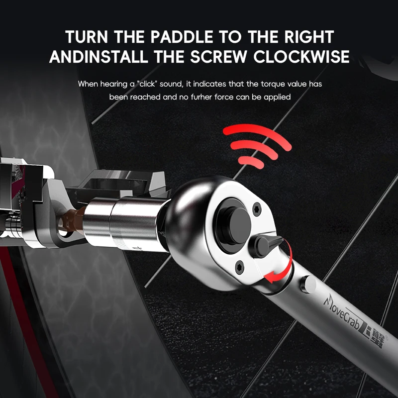 Mechanical Torque Wrench Set 3-Pc 4-165 Ft.lb with 3 Extension Rods for Bicycle Motorcycle Auto Industrial Repair Tools Kit