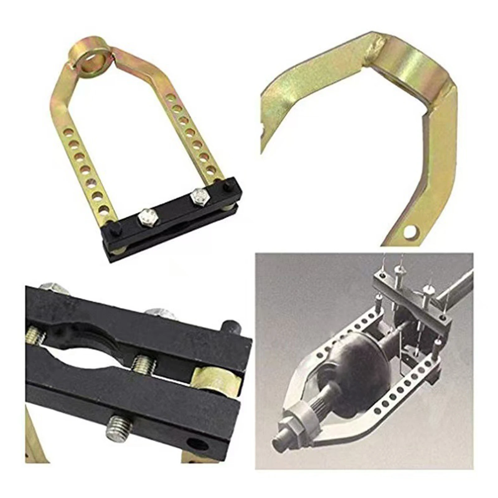 Universal Angle CV Axle Puller for Drive Shaft Joint Removal Thickened Heat Treated Anti-Rust
