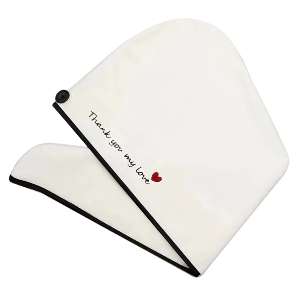 

Hair Drying Cap Women Quick Drying Towel Bathroom Bath Shower Fast Absorbent Wrap Wet Hair Button Hook Portable