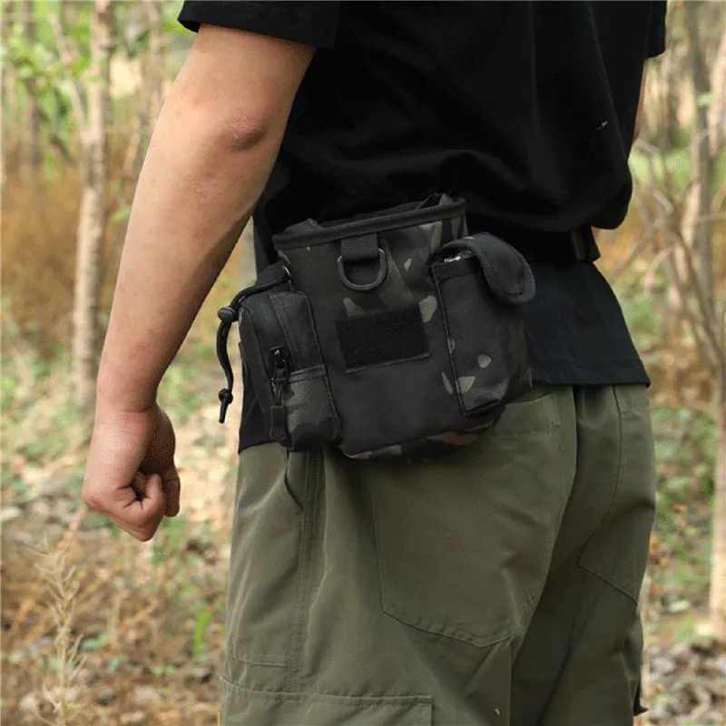 Tactical Waist Pouch Military Hunting Bag Dog Training Treat Snack Bait Pet Feed Pocket Pouch Pets Walking Glove Bags Waist Bag