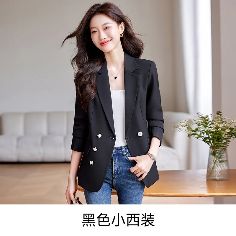 Nouveau costume de mode élégant décontracté femmes à manches longues Blazer professionnel veste formelle Workwear8883