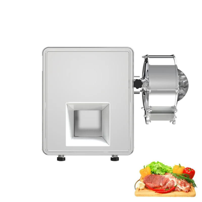 Desktop Automatic Meat Cutter Grinder Electric Commercial Stainless Steel Vegetable Meat Cutter Machine