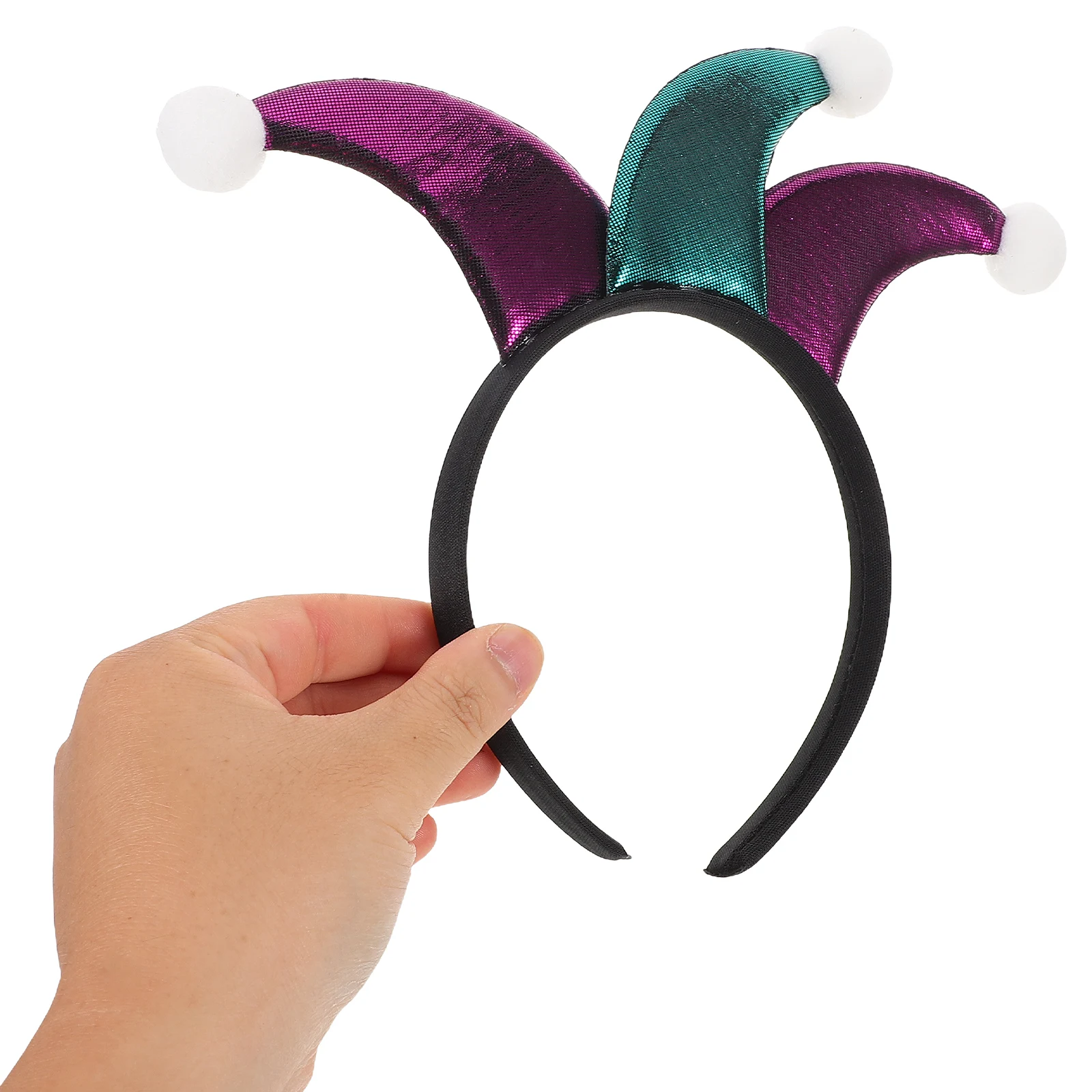 

2Pcs Whimsical Clown Headbands Couples Style for Halloween Party Dress Up Accessories