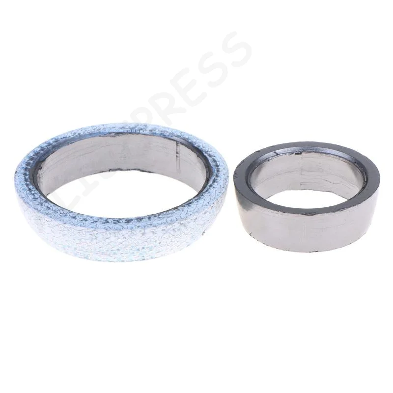 [G]Leakproof Exhaust Donut Gasket High Temp Resistant Ring Flange Seal for Auto Exhaust Pipe Replacement