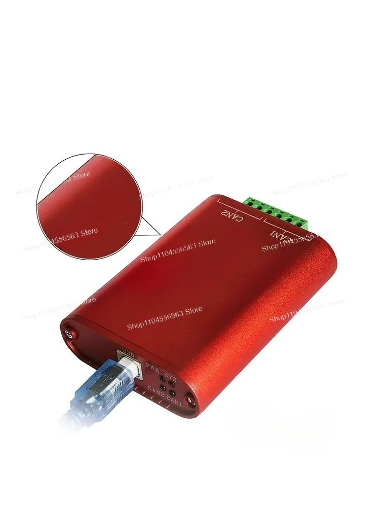 USBCAN-2 CAN Analyzer (CANOpen/J1939), USB-CAN Converter Compatible with ZLG