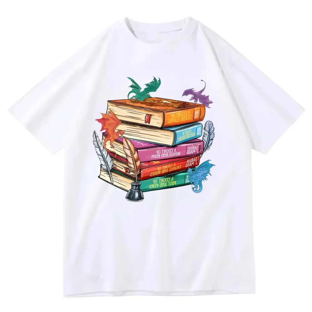 Unisex Book Stack Graphic T‑Shirt Casual Crewneck Short Sleeve Reading Print Tees Book Lover Gift Reader Daily Streetwear Tops