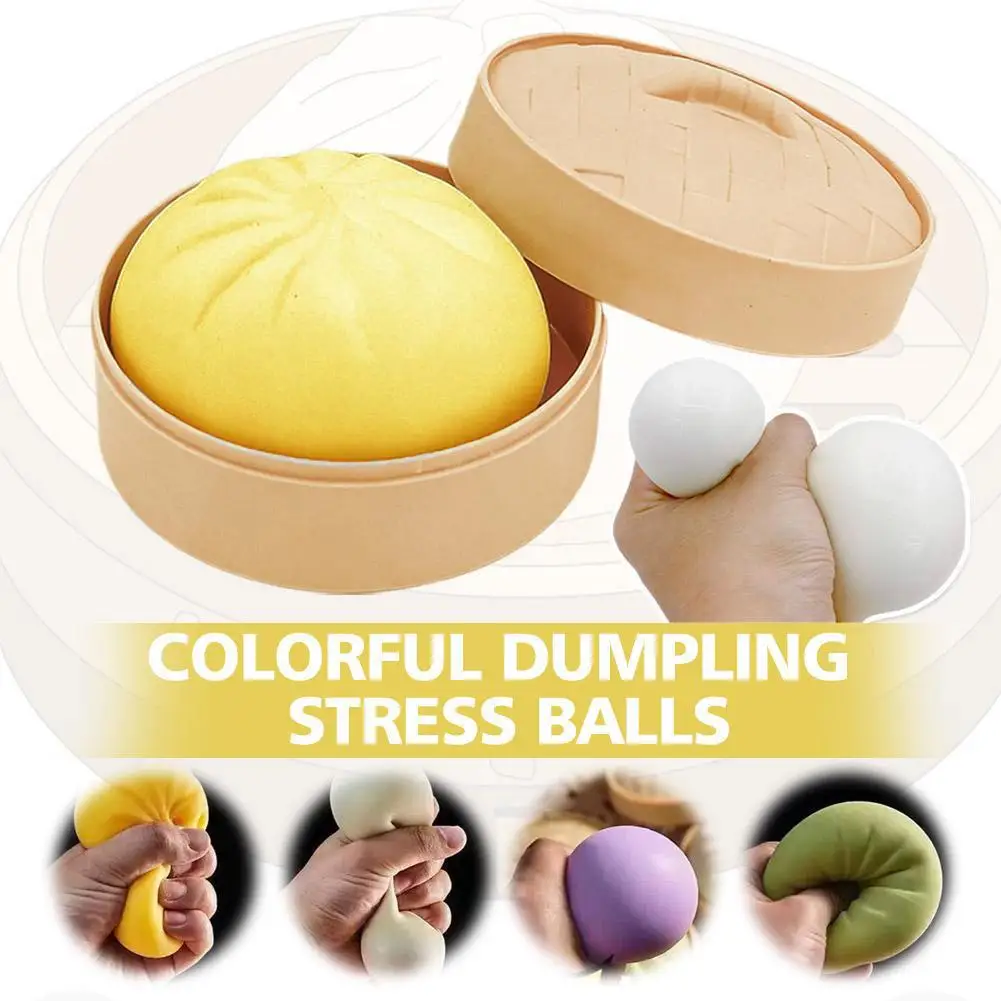 Glitter Dumpling Squishy Pinch Slow Rebound Soft Decompress Mystery Pressure Ball Things For Room Home Decor Children Adult