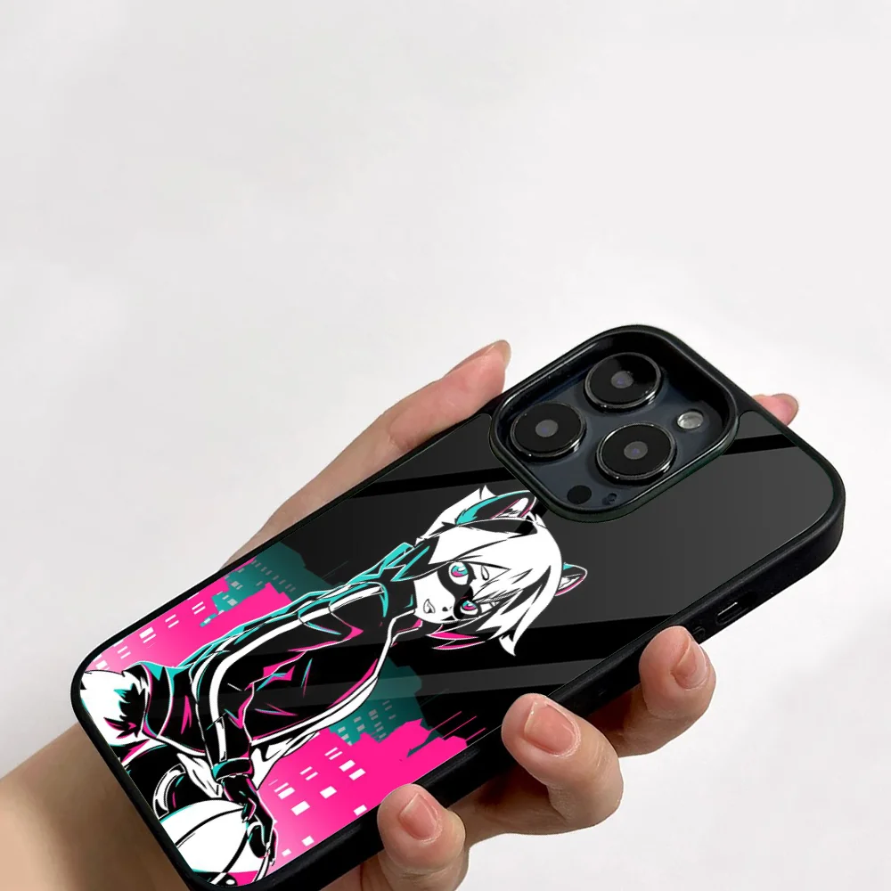 Совершенно новый чехол для телефона с изображением животных BNA для IPhone 11, 12, 13, 14, 15, 16 Plus Pro Max, зеркальный акриловый чехол из ПК и ТПУ