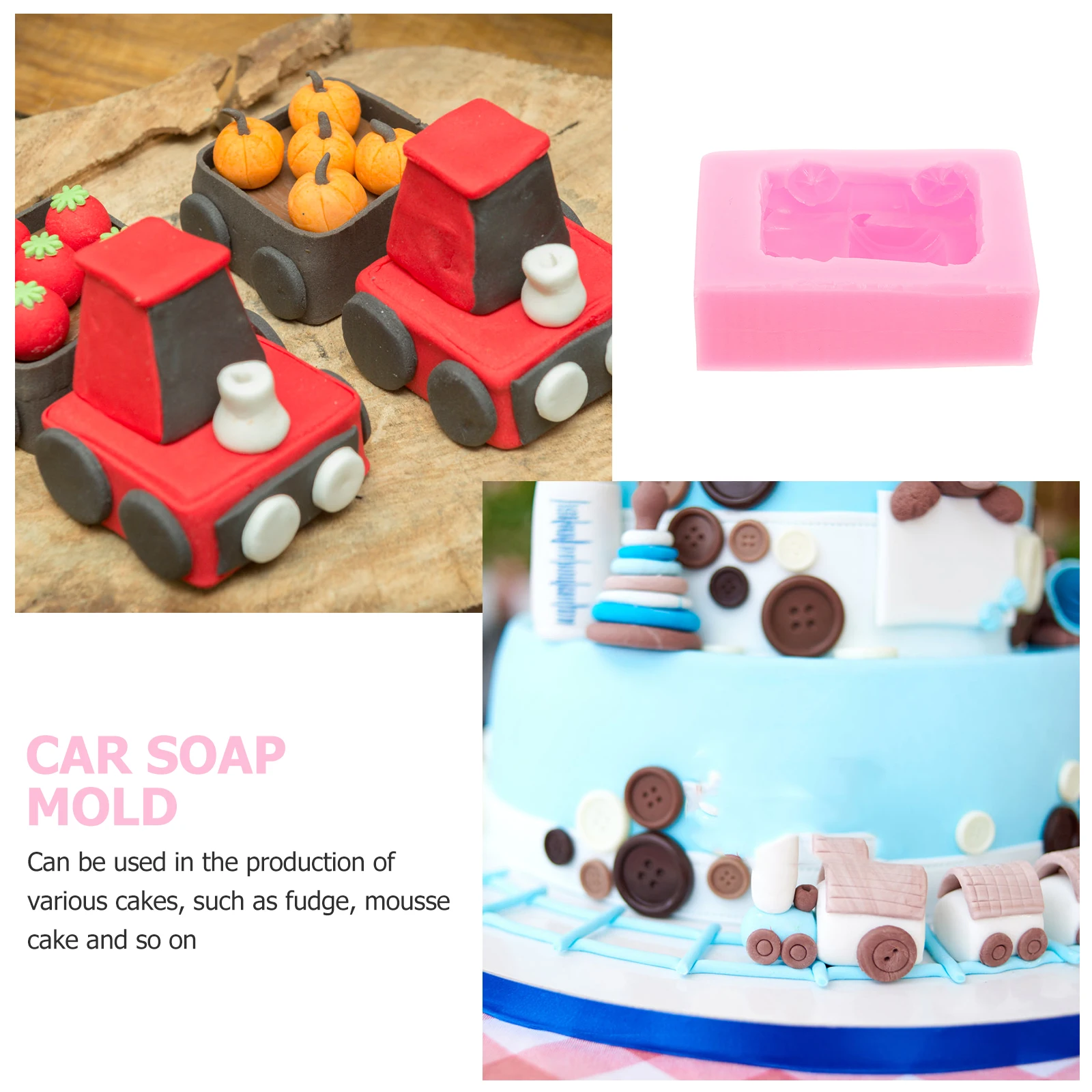 

3D Silicone Soap Mold Cake Decor Mousse Tray Shapes Food Grade Non Toxic Reusable Jewelry Craft DIY Accessories