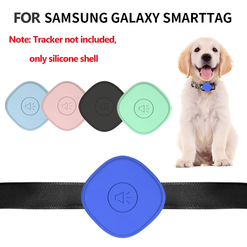 Silicone Case Soft Flexible Scratch Resistant Shock Resistant Skin Cover Secure Holder Accessories For Samsung SmartTag Tracker