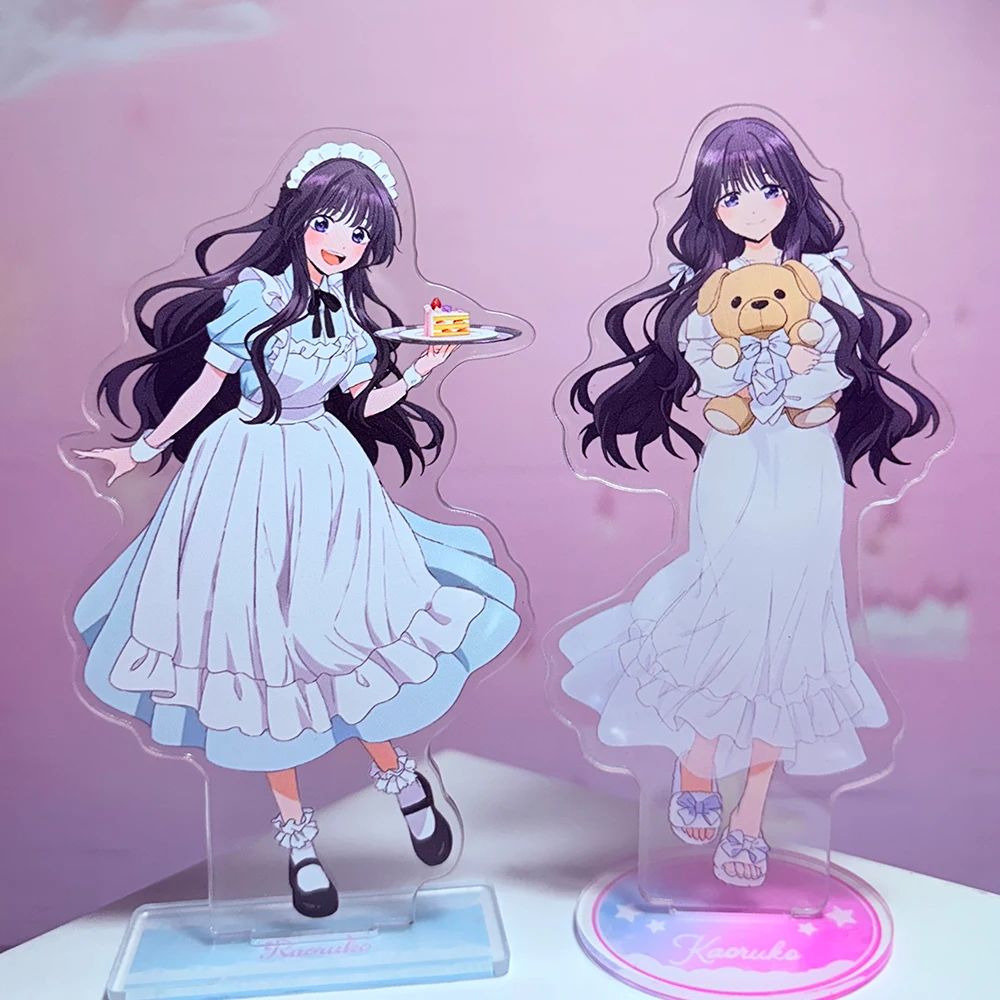 Anime The Fragrant Flower Blooms with Dignity Kaoruko Waguri Cosplay Acrylic Stand Cute Acrylic Figure Desktop Ornament Props
