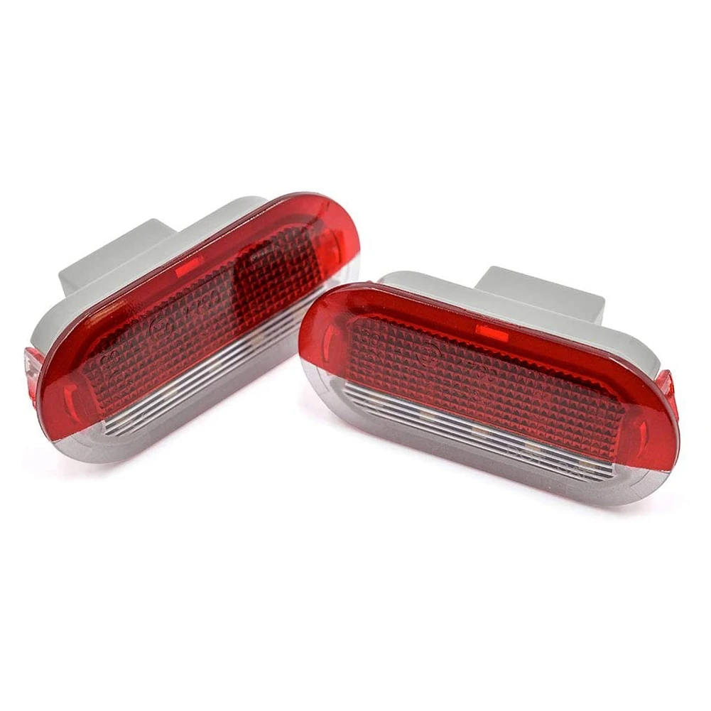 2Pcs Led Door Courtesy Lights Under Warning Lamps for Golf 4 Mk4 Bora 6R 1J0 949 105A 1J0949105A 1J0947413