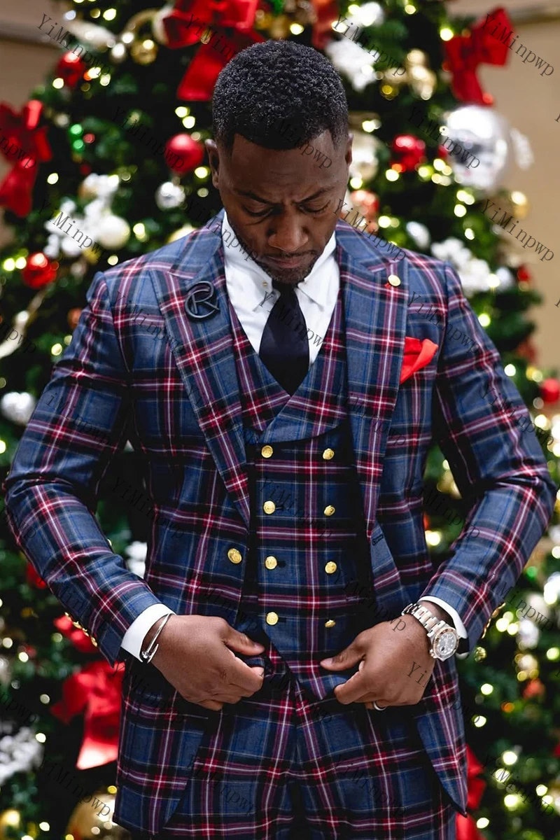 منقوشة كاسي الرجال منقوشة الذكور بليزرات الحفلات سليم صالح الذروة التلبيب الكلاسيكية الرجال الدعاوى الأعمال العريس رجل البدلات الرسمية زي أوم