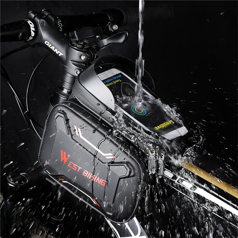 WEST BIKING High Quality Waterproof Bike Front Frame 6.2