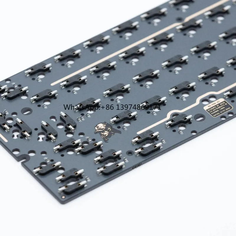 

F60 F60m Hot Swappable Magnetic Shaft GH60 Specification Split Space Slotless Customized Keyboard PCB
