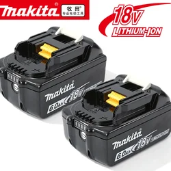 Makita-Batterie et chargeur de tournevis d'origine, outil électrique de remplacement, BL1860, BL1850B, BL1850, BL1840, BL1830, 18V, 24.com