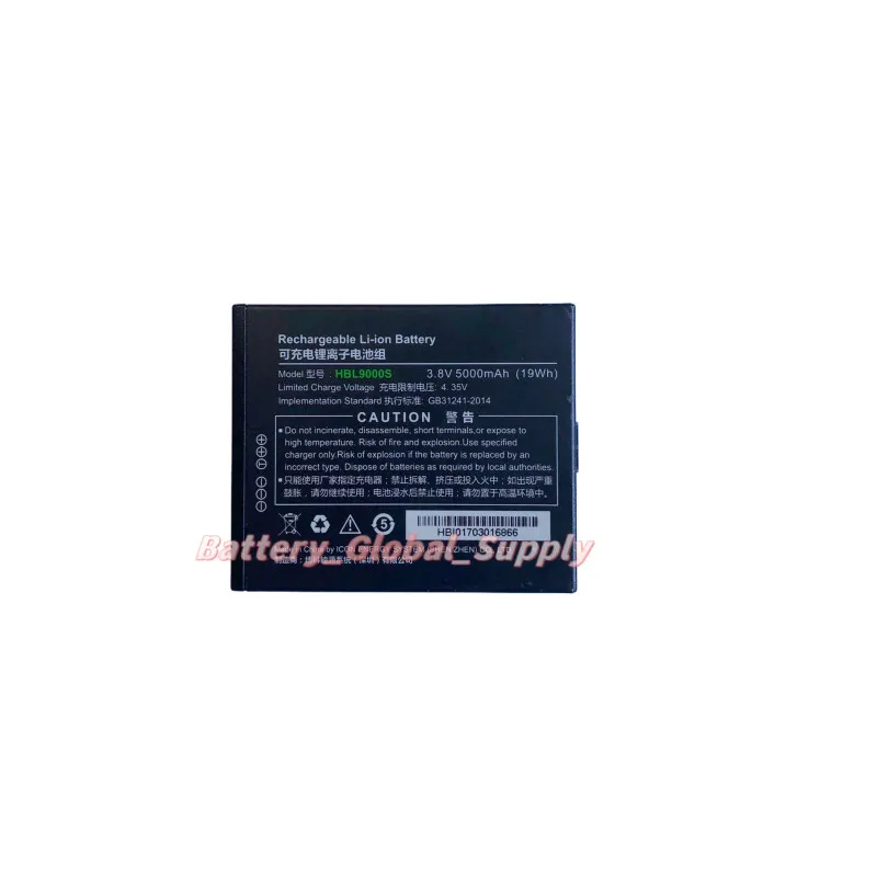

I9000S 4G version HBL9000S battery 3.8V 5000mAh 19Wh 1 PCS New -