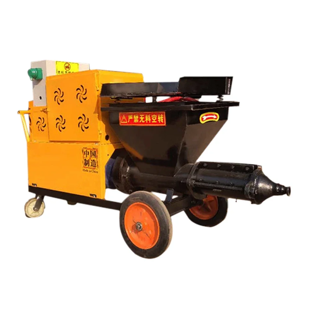 China Auto Wall Cement Mortar Spray Machine Mortar Plaster Spraying Machine Price