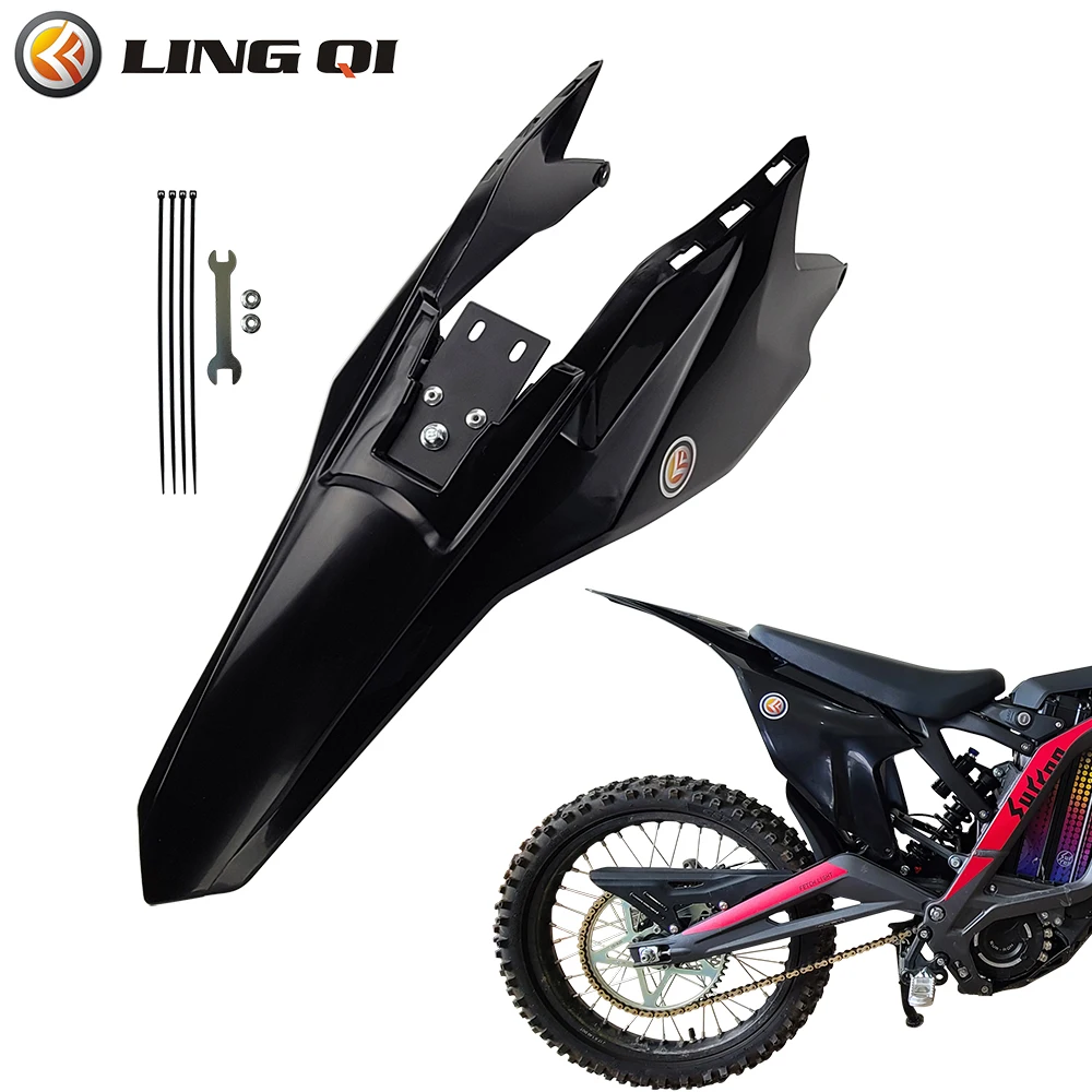 

LING QI Motorcycle Modified And Upgraded Mudguard Fender For SURRON SUR RON SUR-RON Light Bee X Dirt Pit Bike Motocross