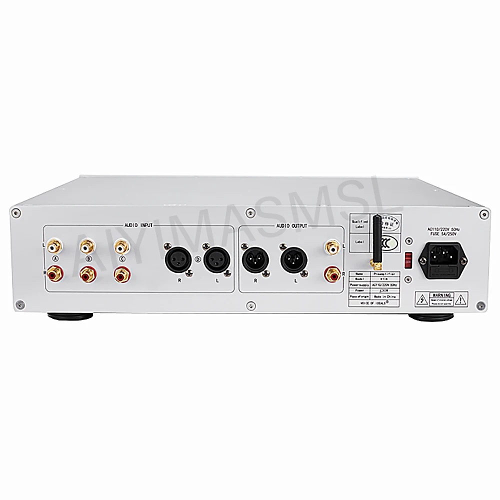 AIYIMA SMSL X1-A HIFI Full Balance RCA 2.0 Stereo Class A Preamp Bluetooth 5.0 Remote Control ALPS Preamplifier Amplifier Audio