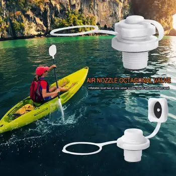 Krytky trysek vzduchového ventilu pro nafukovací člun, kajak, raft, adaptér pro pumpu na nafukovací matraci 8 nejlepší prodej ventil nafukovací matrace - №8