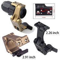 FAST FTC OMNI Magnifier Riser Unity Tactical Mount 2.26 2.91 Scope Sight Folding Eotech G33 G43 G45 3X Airsoft Riflescope