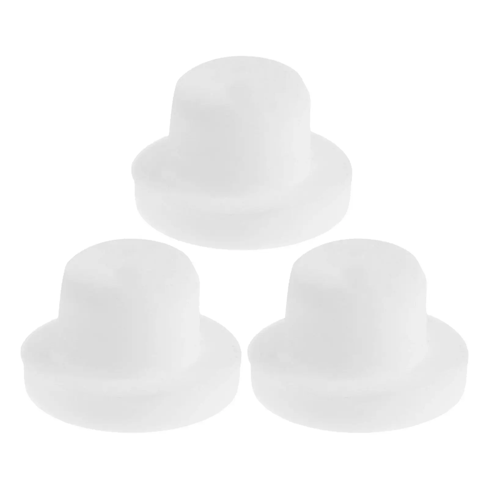 3Pcs Universal Rubber Drain Plug for Freezer Chest Cooler Refrigerator - 1.5cm Round Leakproof Sealing Stopper Fridge Drain Hole