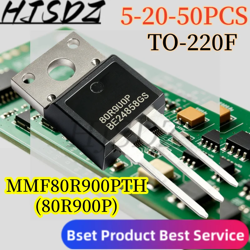 N-channel 【5-20-50PCS/LOT】 80R900P MMF80R900PTH TO-220F 800V Power MOSFET