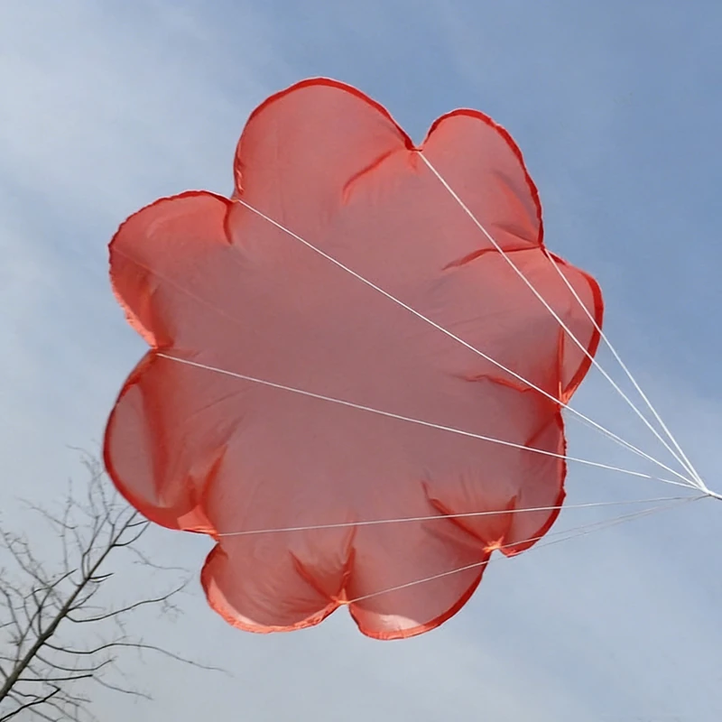 1PCS Dia 0.8Meters Anti-Fall Parachute 1Kg Load Recovery Parachutes Ultra-Light Canopy for Drones RC Aircraft Model Protection