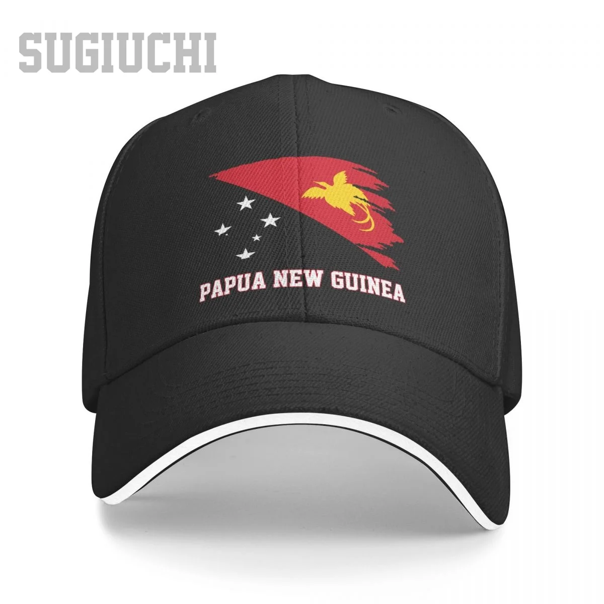 Unisex Sandwich Papua New Guinea Flag Baseball Cap Men Women Hip Hop Caps Snapback Golf Hat Fishing