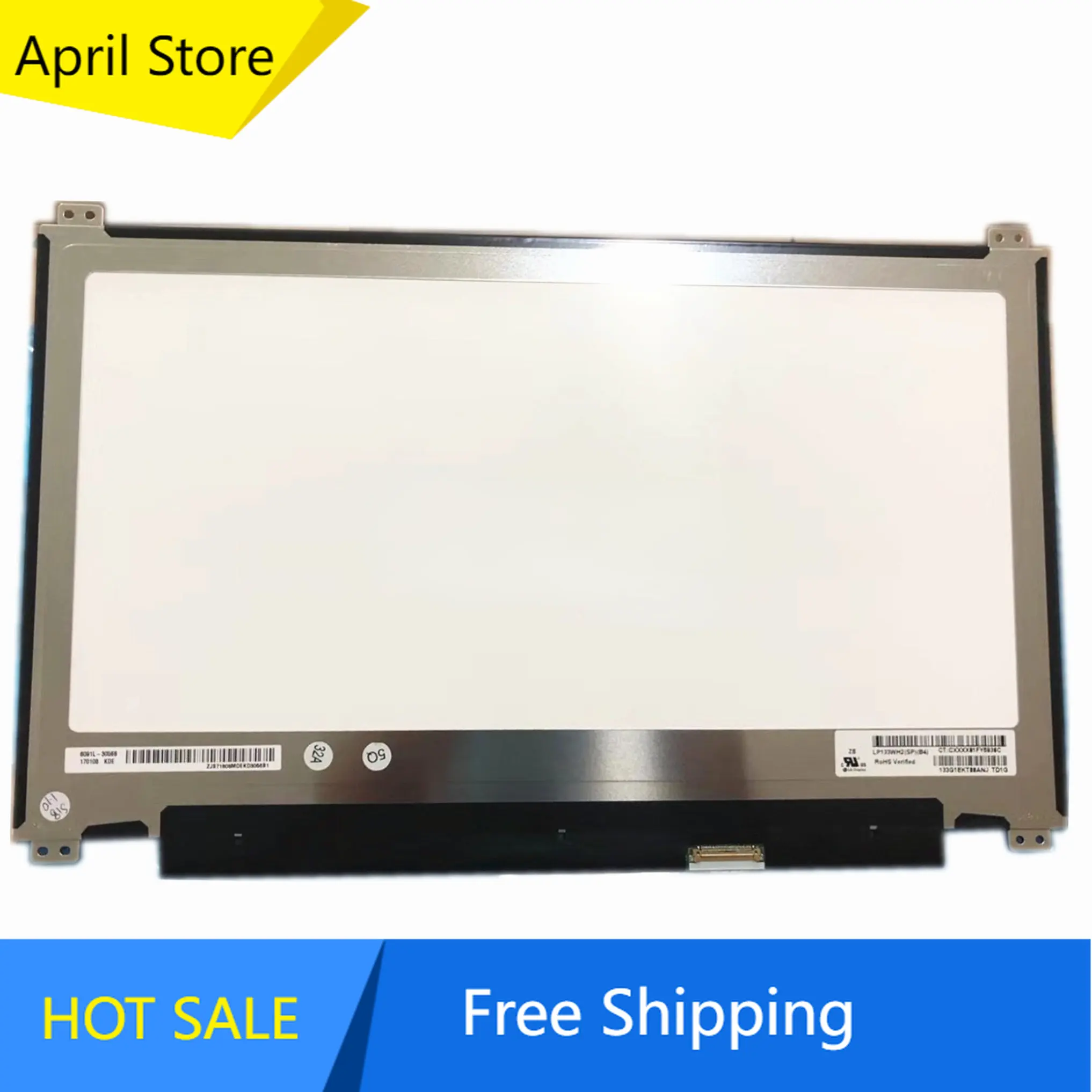 

LP133WH2-SPB4 LP133WH2 (SP)(B4) 30 pin EDP IPS LCD Laptop LED Display Screen Matrix 1366*768