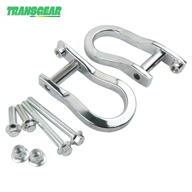 84072462 23236698 2X Chrome Tow Hooks For Chevrolet Silverado Sierra 1500 07-19