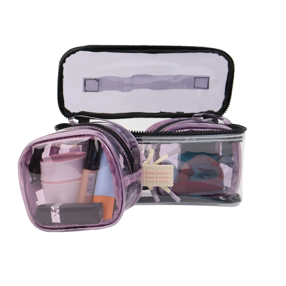 Transparent Cosmetic Bag PVC Women Zipper Clear Makeup Bags Beauty Case Travel Make Up Organizer Storage Bath Toiletry Wash Bag