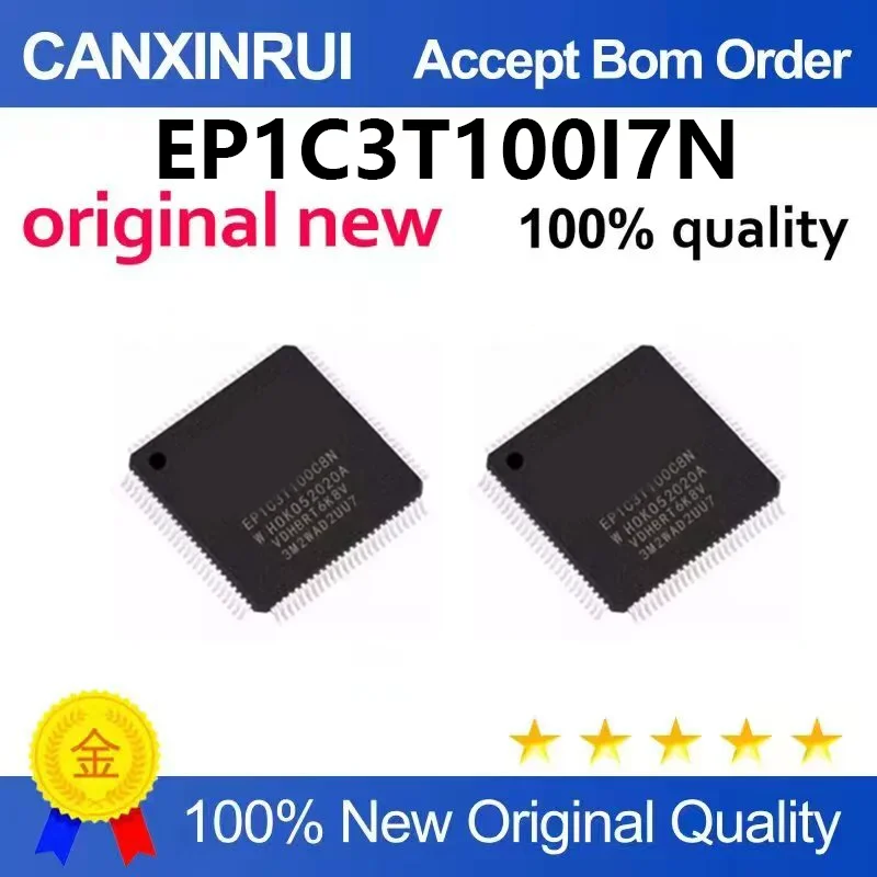 （5pcs-100pcs）EP1C3T100I7N Programmable Logic Device CPLD/FPGA Package TQFP-100 Brand New