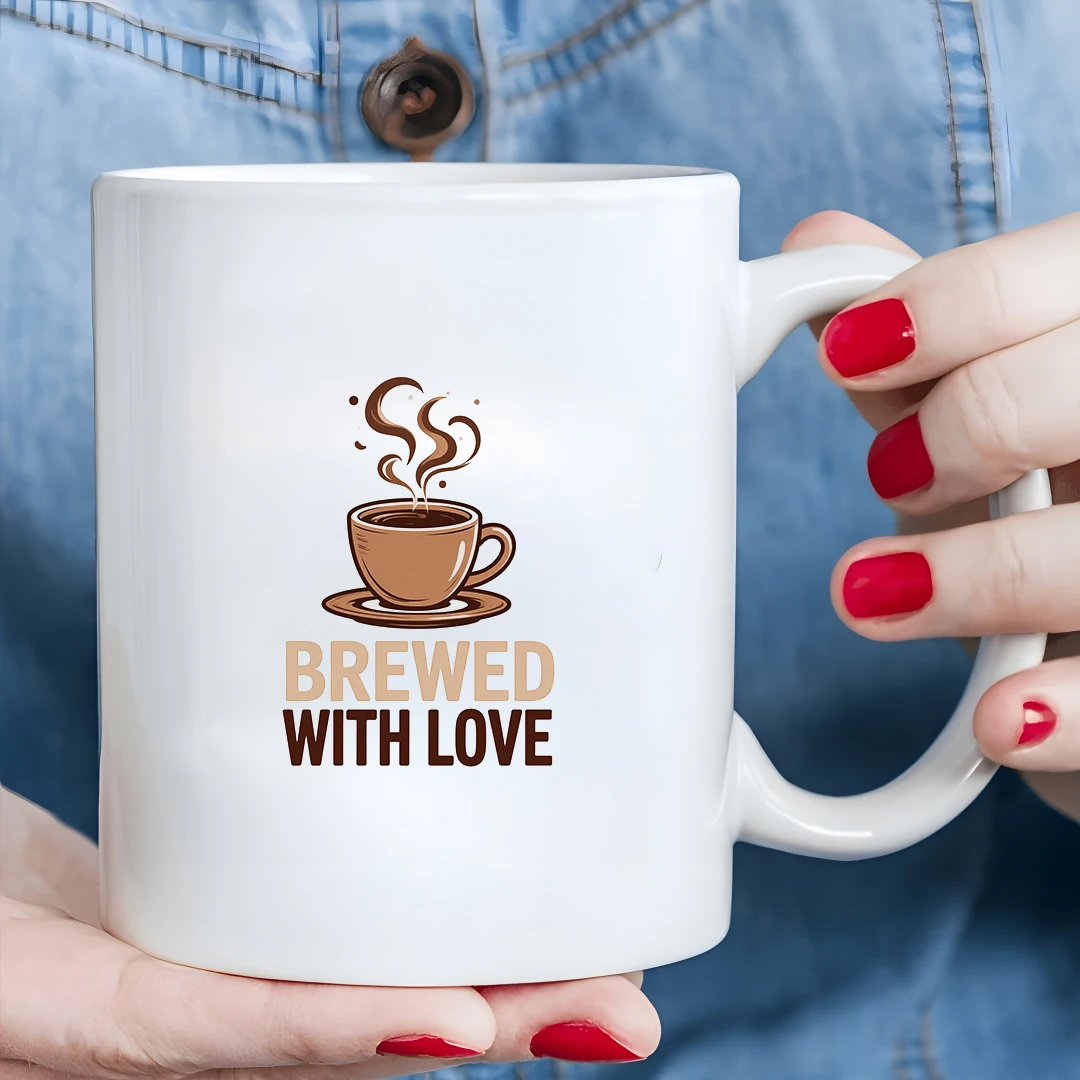 

11oz cartoon coffee mug Heartfelt Christmas gift Home office cup