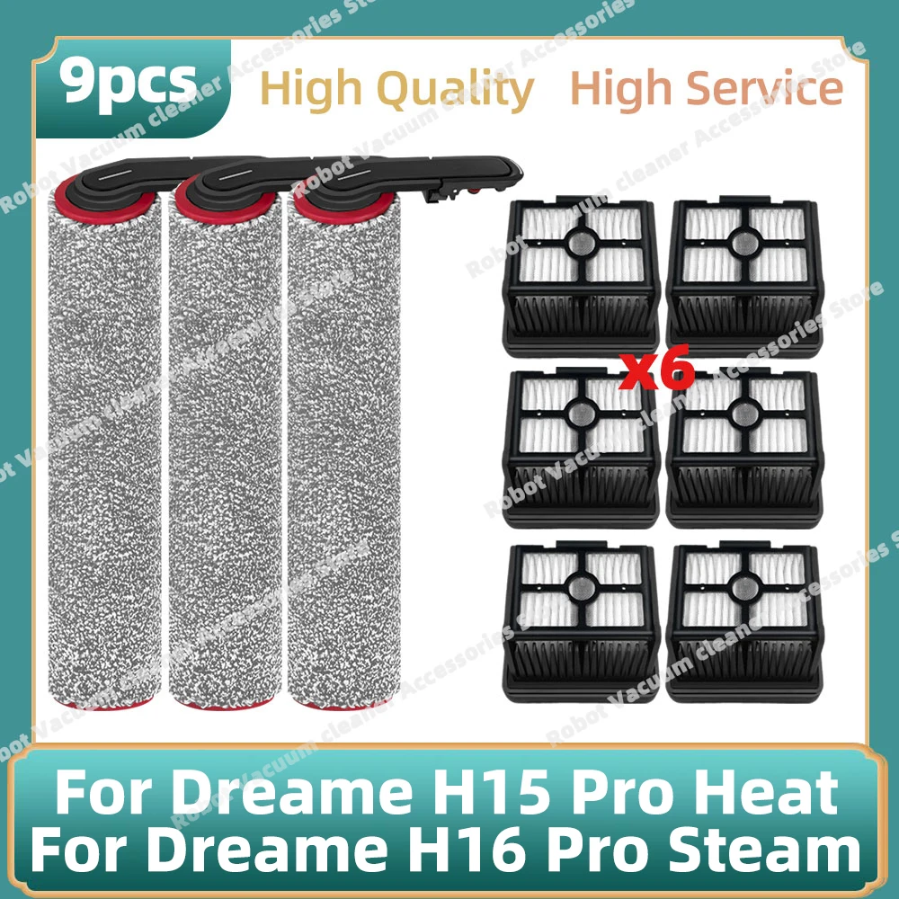 Compatible For ( Dreame H15 Pro Heat / HHR48A / H16 Pro Steam) Parts, Not For Dreame H15 ProRoller Brush Filter Accessories