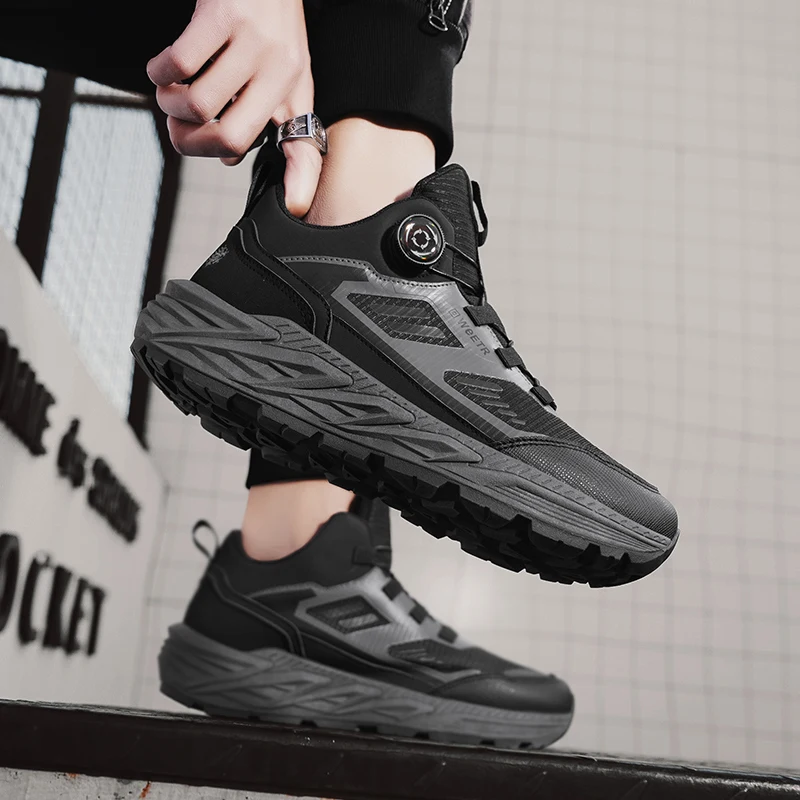 أحذية رجالية جديدة، أحذية رياضية خارجية بنعل ناعم قابلة للتنفس ومضادة للانزلاق، أحذية جري كاجوال متعددة الاستخدامات وعصرية للمراهقين