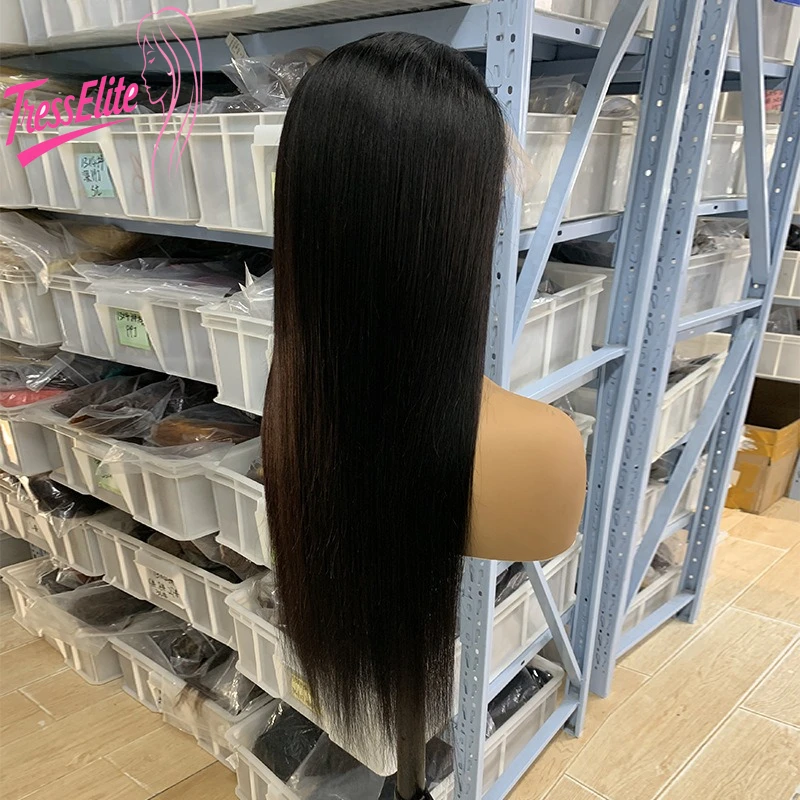 جودة عالية 9*6 الدانتيل باروكة من شعر طبيعي بدون صمغ اللون الطبيعي VoluminousTangle الحرة وطويلة الأمد يجب أن يكون لها لون طبيعي #3