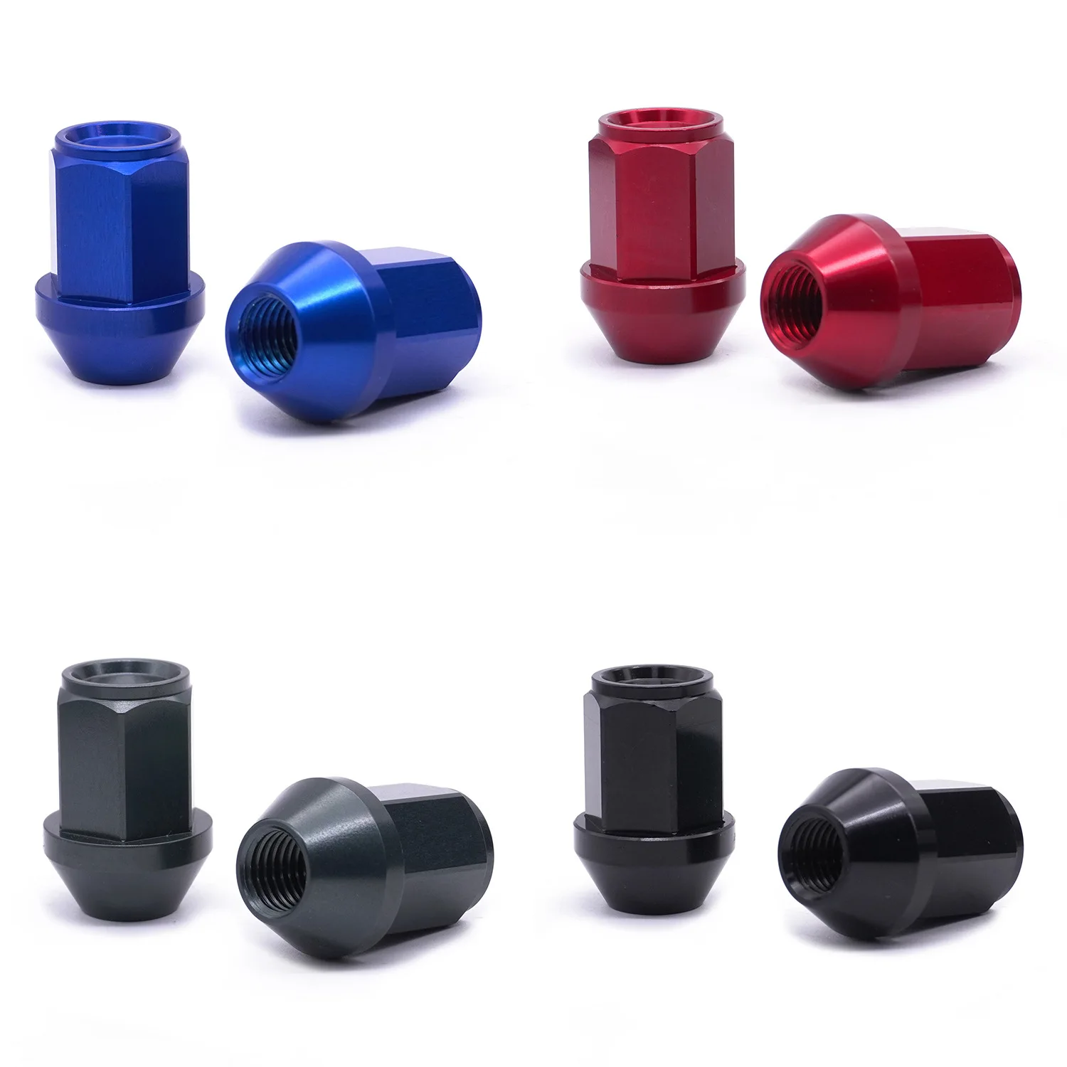 

Universal Wheel Lug Nut 35mm 20PCS+1Key Steel Wheel Nut Racing Iron Lock Locking Lug Nuts 12x1.5 12x1.25 14x1.5 for Most Vehicle