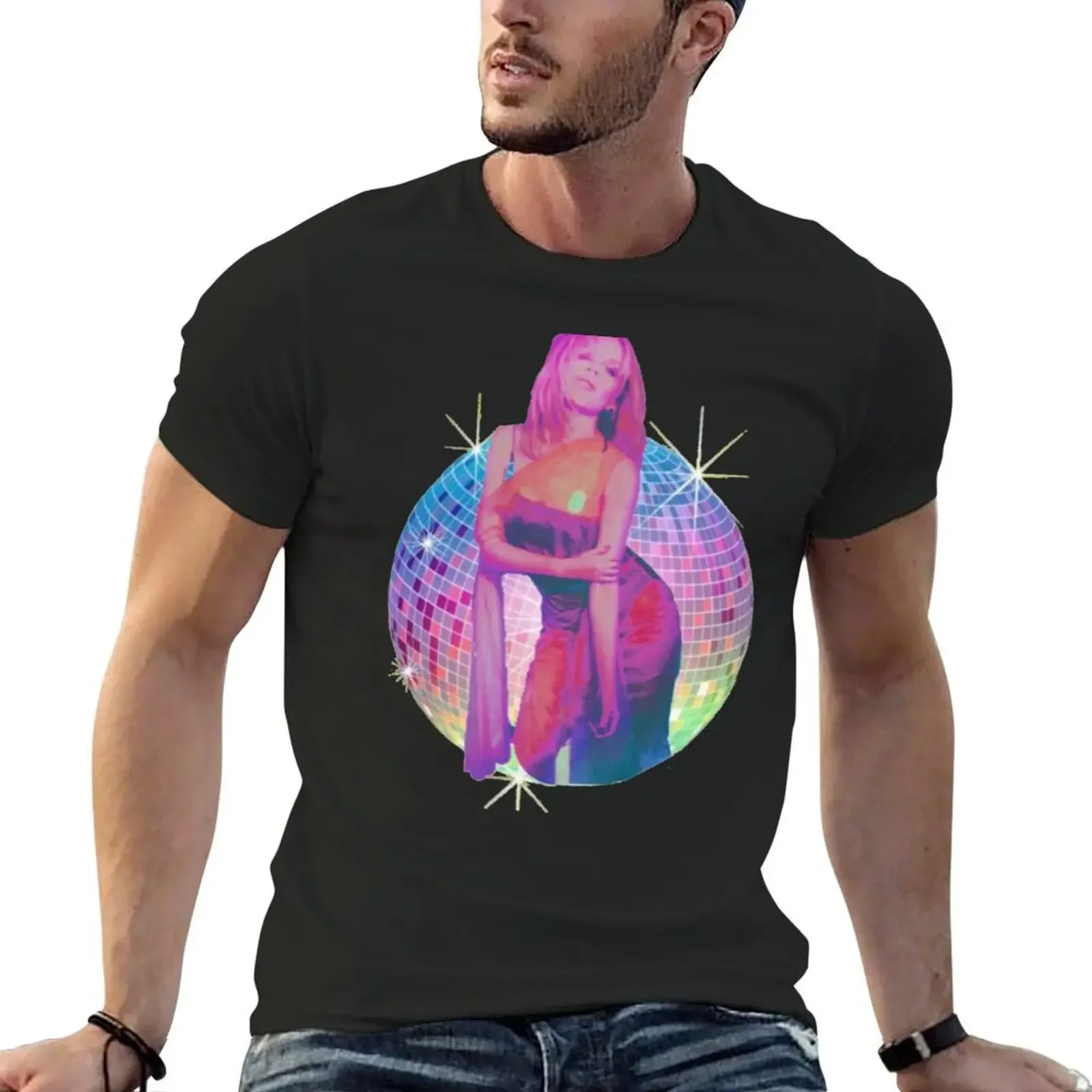 Kylie Minogue - Disco Ball T-Shirt custom t shirt customizeds plain black t shirts men