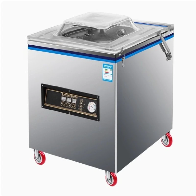 Automatic Vacuum Packaging Machine Dry And Wet Oil Powder 2.0L Industrial Single/Double Pump 380 Type Sealer Machine