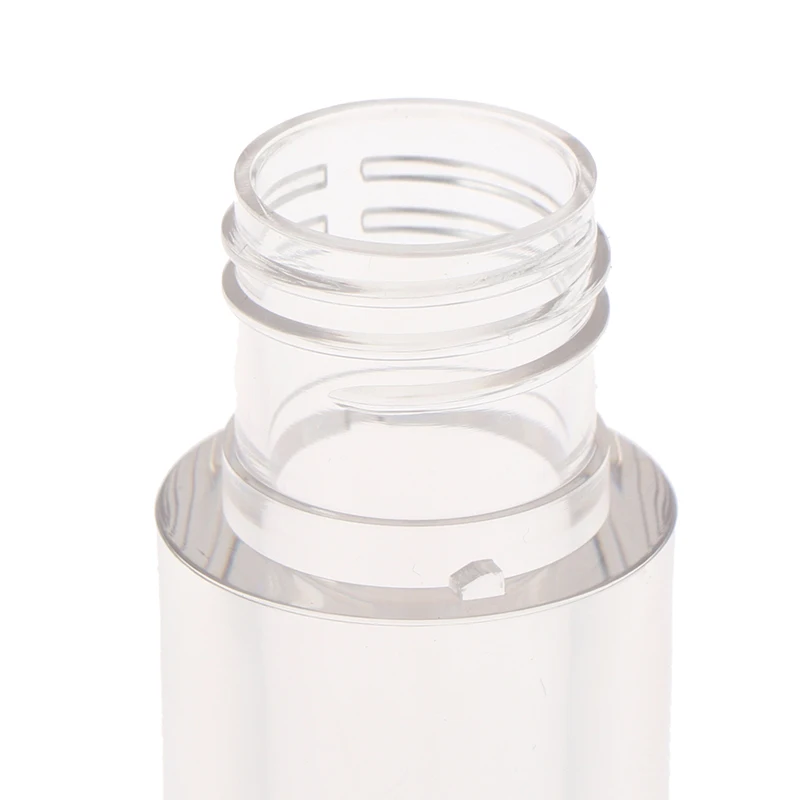 5ml Electroplated Lip Gloss Tube Transparent Pink/Gold/Silver Thick Rod Large Brush Head Empty Bottle Lips Glaze Container