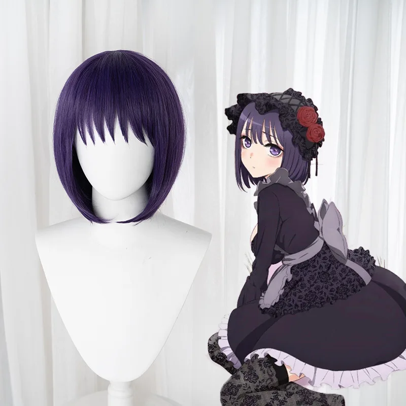 ドレッシングルームのマネキンが恋に落ちる 鬼堂海夢コスウィッグ、黒川雫メイド、グラデーション、ショートヘア