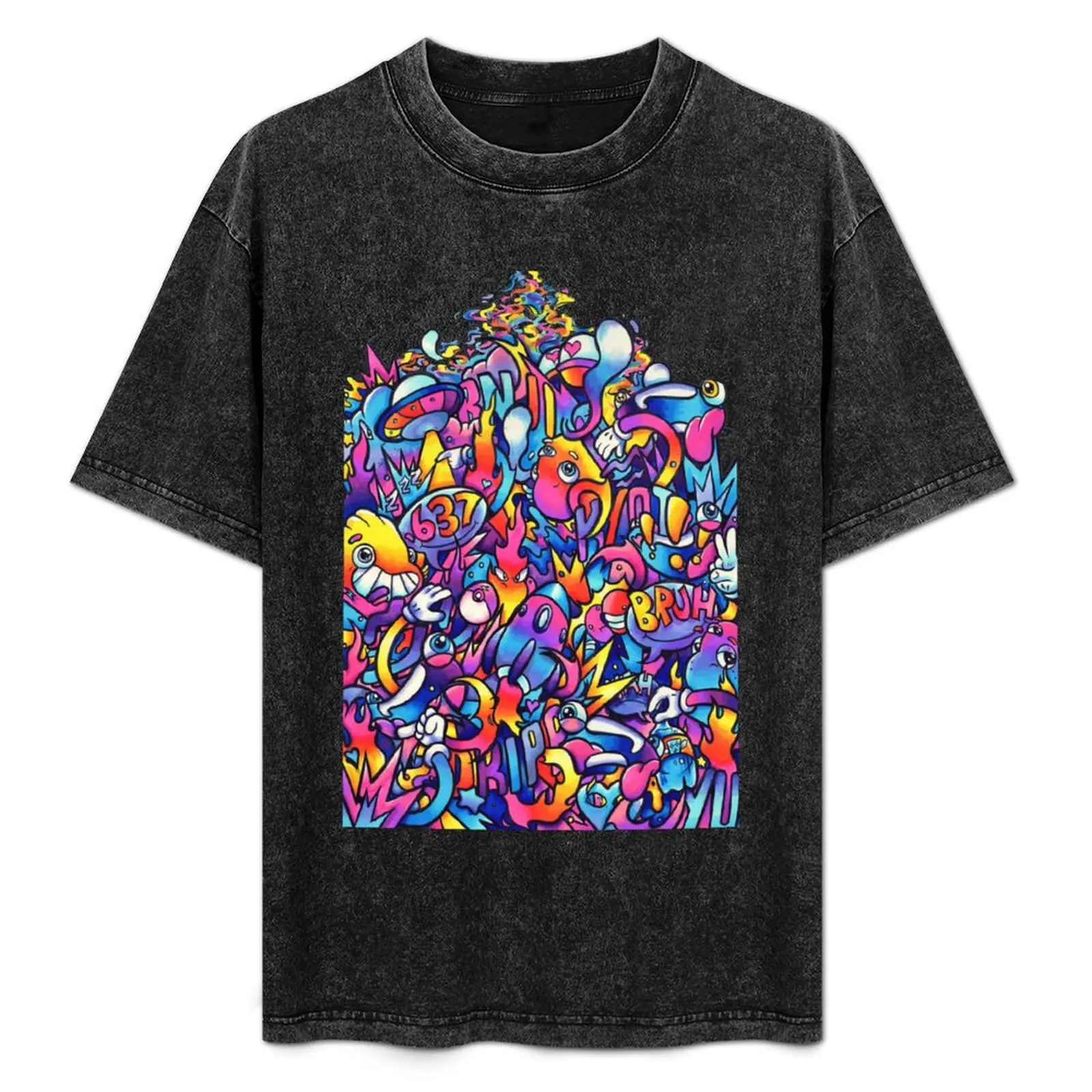 K Y O T OD R E A M S // Camiseta Copic Marker Doodle, camiseta deportiva que absorbe el sudor