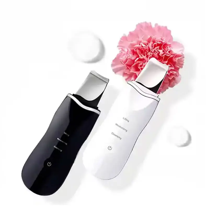 

(Hot-selling)Portable Electric U Skin Scrubber Facial Dead Skin Peeling Machine Professional Sonic Face Cleaning Spatula