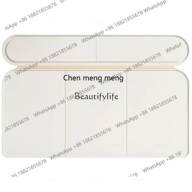 New style New Cream wind solid wood large-capacity shoe cabinet door modern simple partition cabinet side cabinet ss 8617